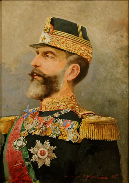 Charles Ier de Roumanie par Tadeusz Ajdukiewicz (1897)
